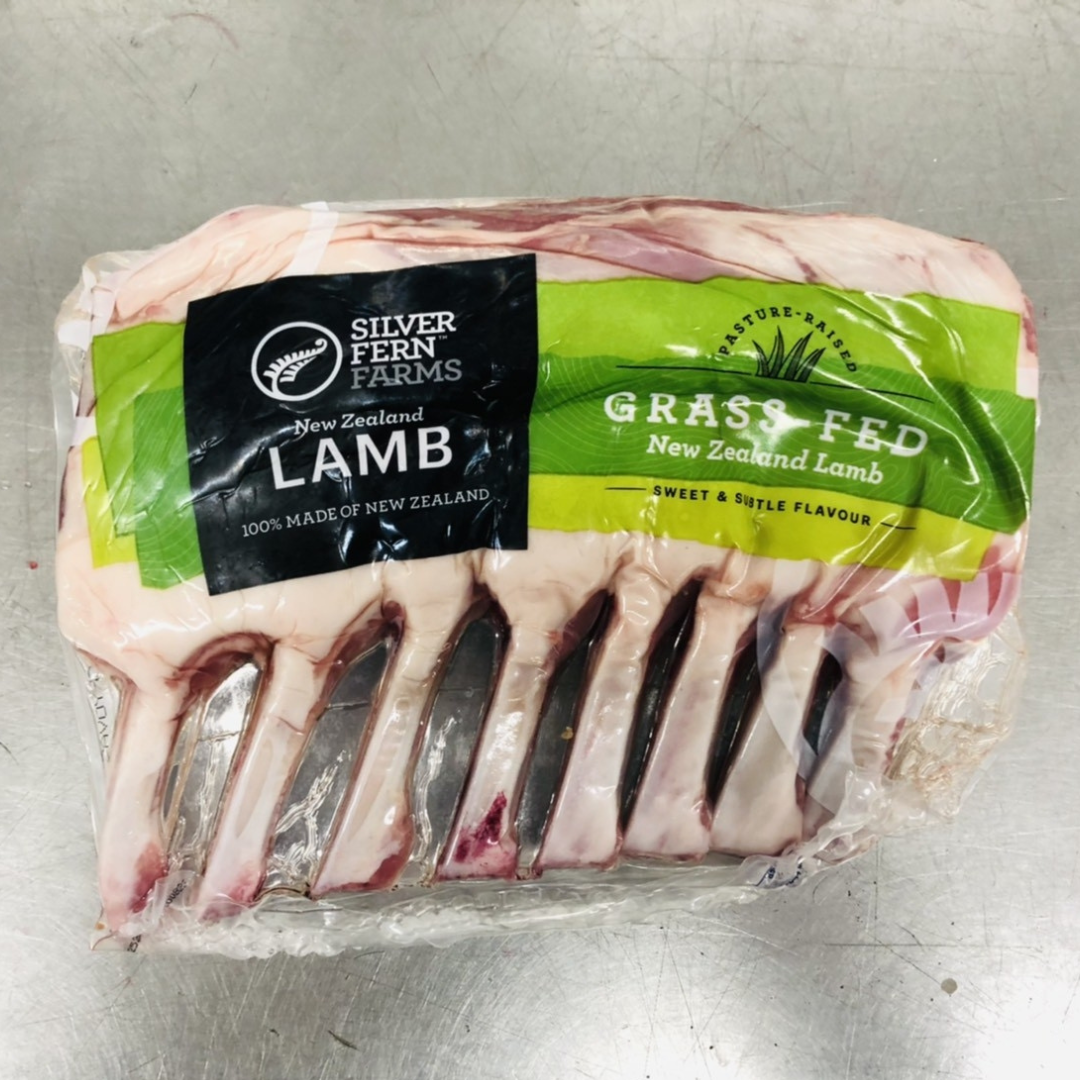 NZ産ラム 冷凍 ラック フレンチ キャップオフ 460-510g 〈シルバーファーン・ファームス〉